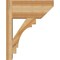 Ekena Millwork Merced Slat Rough Sawn Outlooker, Western Red Cedar, 8"W x 16"D x 20"H OUT08X16X20MRC06RWR - alternate 4